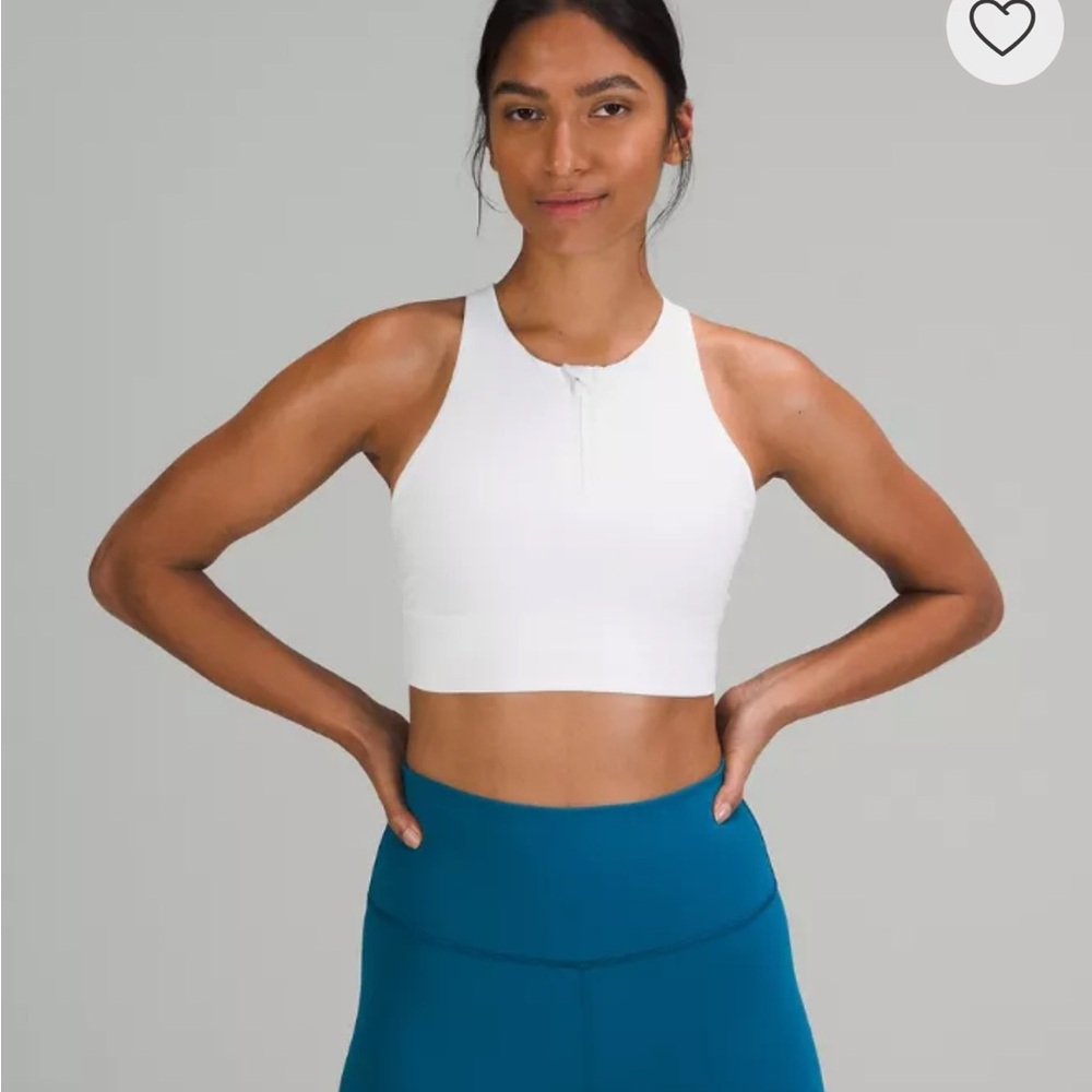 Lululemon Energy Bra High-Neck Longline Zip
Special Edition White Size 6